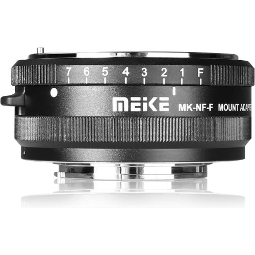  Meike Lens Adapter for F Mount Lens to Fujifilm X Mount Cameras with Full Metal Body Designed for Fujifilm X-T1 X-T2 X-T3 X-T4 X-T10 X-T20 X-T30 X-T100 X-Pro3 X-M1 X-H1 X-A1 X-A2X-