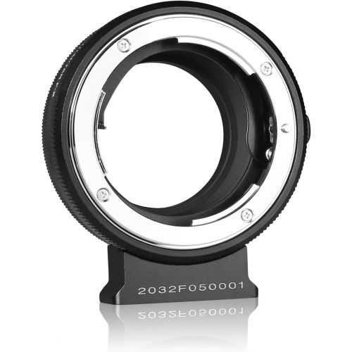  Meike Lens Adapter for F Mount Lens to Fujifilm X Mount Cameras with Full Metal Body Designed for Fujifilm X-T1 X-T2 X-T3 X-T4 X-T10 X-T20 X-T30 X-T100 X-Pro3 X-M1 X-H1 X-A1 X-A2X-