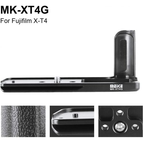  Meike XT4G Aluminum Alloy Hand Grip Quick Release Plate L Bracket Compatible with Fujifilm X-T4