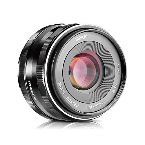  Meike 35mm f1.7 Large Aperture Manual Focus APSC Lens for Fujifilm X Mount Mirrorless Camera X-T3 X-H1 X-Pro2 X-E3 X-T1 X-T2 X-T4 X-T10 X-T20 X-T200 X-A2 X-E2 X-E1 X30 X70 X-M1 X-A