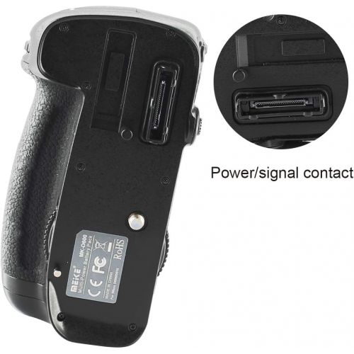  Meike MK-D600 Vertical Battery Grip Compatible with Nikon D610 D600 DSLR Camera as MB-D14
