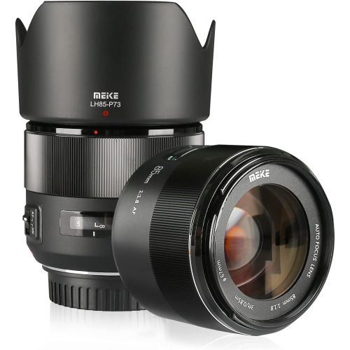  Meike 85mm f1.8 Large Aperture Full Frame Auto Focus Telephoto Lens for Canon EOS EF Mount Digital SLR Camera Compatible with APS C Bodies Such as 1D 5D3 5D4 6D 7D 70D 550D 80D