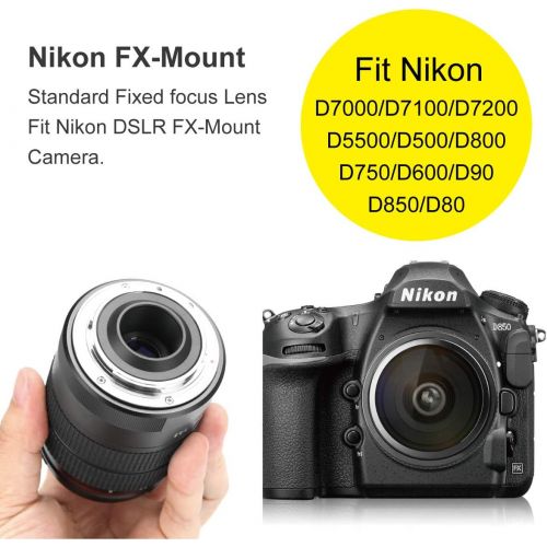  MEIKE 6-11mm F/3.5 Fish Eye Zoom Lens APS-C Frame Compatible with Nikon Camera Such as D600 D750 D850 D3100 D7000 D7100