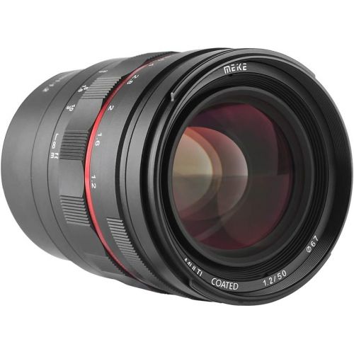  Meike MK-50mm F1.2 Large?Aperture Full Frame Manual Focus Fixed Lens for Nikon Z-Mount Z5 Z6 Z7 Z50