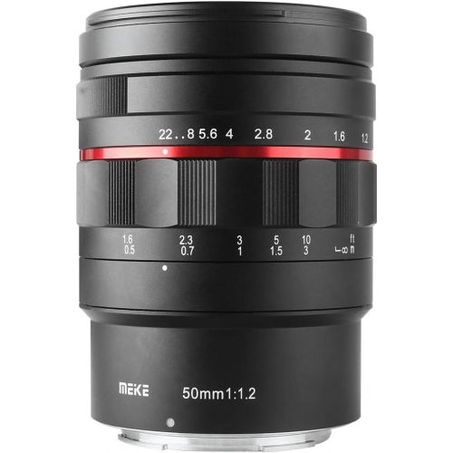  Meike MK-50mm F1.2 Large?Aperture Full Frame Manual Focus Fixed Lens for Nikon Z-Mount Z5 Z6 Z7 Z50