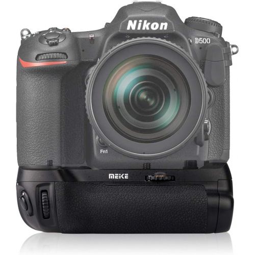  Meike MK-D500 Professional Battery Grip Shooting Vertical-Shooting Function Compatible with Nikon D500 Camera as MB-D17