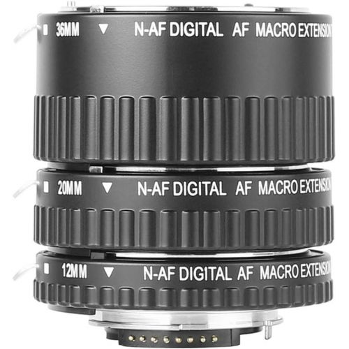  MEIKE MK-N-AF1-A Macro Electronic Mount Auto Foucs Macro Metal Extension Tube Adapter for Nikon DSLR Camera for D80 D90 D300 D300S D800 D3100 D3200 D3400 D5000 D5100 D5200 D7000 D7