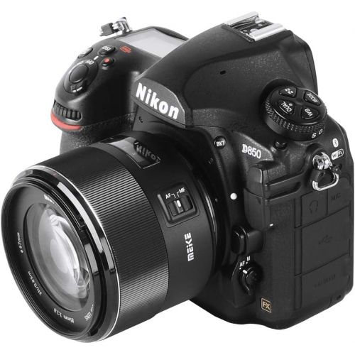  Meike 85mm f1.8 Wide Aperture Full Frame Auto Focus Telephoto Lens for Nikon F Mount DSLR Camera and Compatible with Nikon APS-C Cameras D610 D750 D780 D810