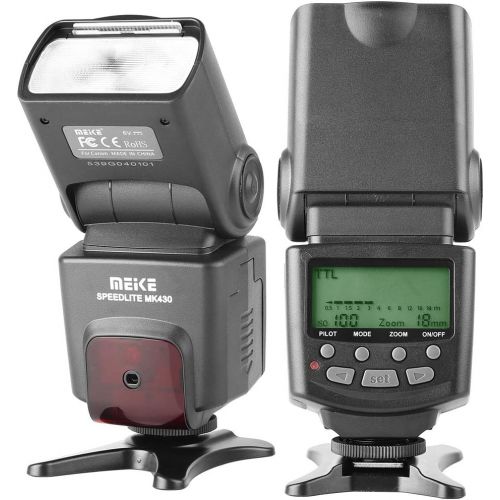  Meike MK430 TTL Flash Speedlite Compatible with Nikon D7100 D5300 D5200 D3500 D3100 D600 D800 D3200 D90 D80 D300 D7500 D780,etc