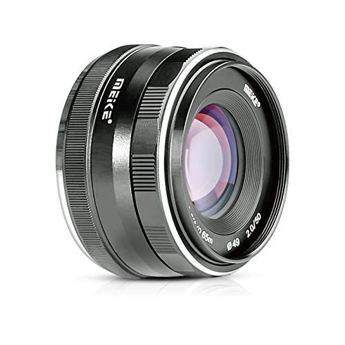  Meike 50mm f2.0 Large Aperture Manual Focus MFT M4/3 Lens APS-C for Olympus Panasonic Lumix Micro 4/3 System Mirrorless Cameras GH4 GH5 GH6 OM-1