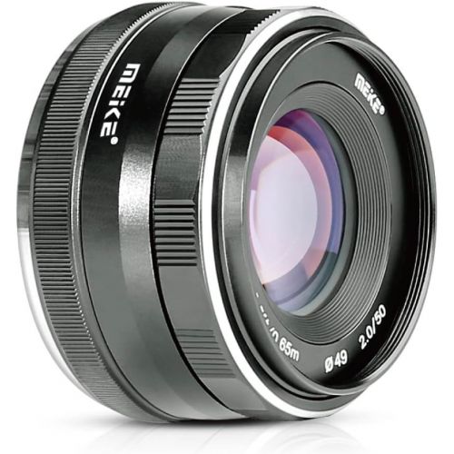  Meike 50mm f2.0 Large Aperture Manual Focus MFT M4/3 Lens APS-C for Olympus Panasonic Lumix Micro 4/3 System Mirrorless Cameras GH4 GH5 GH6 OM-1