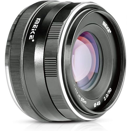  Meike 50mm f2.0 Large Aperture Manual Focus MFT M4/3 Lens APS-C for Olympus Panasonic Lumix Micro 4/3 System Mirrorless Cameras GH4 GH5 GH6 OM-1