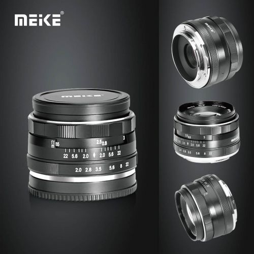  Meike 50mm f2.0 Large Aperture Manual Focus MFT M4/3 Lens APS-C for Olympus Panasonic Lumix Micro 4/3 System Mirrorless Cameras GH4 GH5 GH6 OM-1