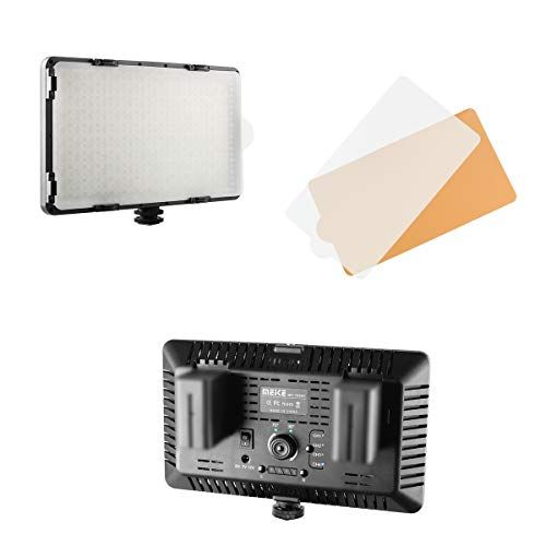  Meike MK-Y600B 600 LED Dimmable Ultra High Power Panel Digital Camera/Camcorder Video LED Light Compatible with Canon Nikon Pentax Panasonic,Sony Samsung and Olympus Digital SLR Ca