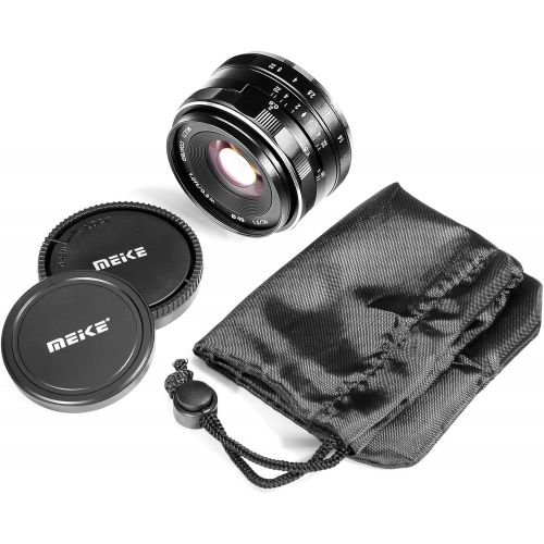  Meike 35mm F1.4 Large Aperture Fixed Manual Focus APS-C Camera Lens for Olympus EM1 EM5 EM10 EP5 EPL3 EPL5 EPL6 EPL7 Pen-F Panasonic Lumix GM1 GM2 GX1 GX2 GX7 GX8 GF5 GF6 GF7 GH3 G