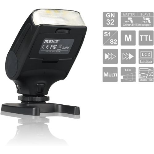  MEIKE MK-320P Mini TTL Speedlite Automatic Flash GN32 for Olympus Panasonic and M4/3 Mount Camera E-P5 E-PM E-M1 E-M5 E-M10 E-PL5 E-PL6 E-PL7 GM5 GX1