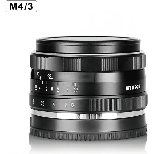  [아마존베스트]Meike 35mm F1.7 Manual Focus Prime Lens for Micro 4/3 MFT M4/3 Olympus and Panasonic Mirrorless Cameras