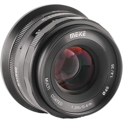  [아마존베스트]Meike MEKE MK-35mm F1.4 APS-C Manual Focus Large Aperture Lens Compatible with Nikon Z-Mount Mirrorless Camera Z50