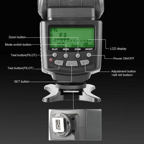  [아마존베스트]Meike MK430 E-TTL Speedlite Shoe Mount Flash for Canon 70D 77D 80D Rebel T7i T6i T6s T6 T5i T5 T4i T3i SL2 and Other Canon DSLR Cameras