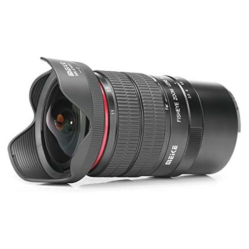  [아마존베스트]Meike MK 6-11 mm f3.5 Fisheye Zoom Lens APS-C Sensor Format