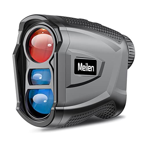  Meilen Golf Rangefinder,1100 Yards Laser Range Finder with Slope,Flag-Lock with Vibration Distance/Speed/Angle Measurement Rangefinder for Hunting & Golfing,Rechargeable Battery In