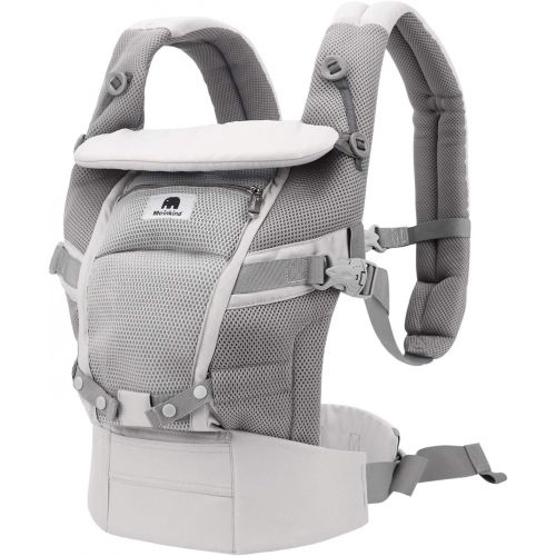  Meinkind Baby Carrier, Infant to Toddler Baby Carrier Newborn Baby Carrier, 4-in-1 Convertible Baby Carrier 360 All Position with Breathable Mesh Ergonomic Extra-Padded Shoulder St