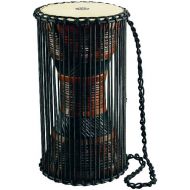 Meinl African Talking Drum with Mahogany Wood Shell and Wooden Beater - NOT MADE IN CHINA - Large Size Goat Skin Heads, 2-YEAR WARRANTY (ATD-L)