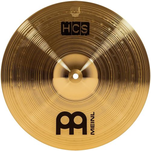  Meinl Cymbal Set Box Pack with 13 Hihats, 14 Crash, Plus Free 10 Splash, Sticks, Lessons  HCS Traditional Brass  Made in Germany, 2-Year Warranty (HCS1314-10S)