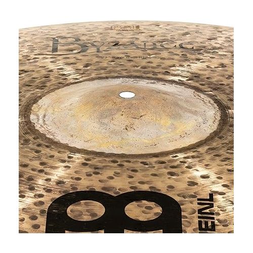  Meinl Cymbals B22RBR Byzance 22-Inch Dark Raw Bell Ride Cymbal (VIDEO)