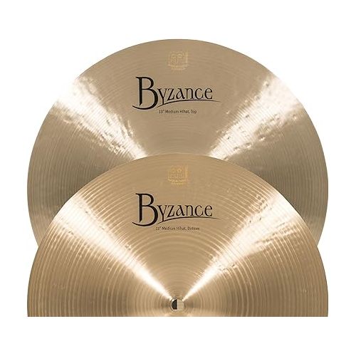  Meinl Cymbals B13MH Byzance 13-Inch Traditional Medium Hi-Hat Cymbal Pair (VIDEO)