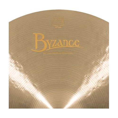  Meinl Cymbals B16JMTC Byzance 16-Inch Jazz Medium Thin Crash Cymbal (VIDEO)