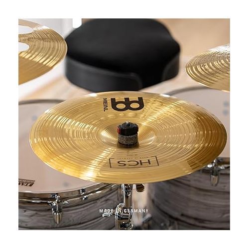  Meinl Cymbals HCS Ultimate Cymbal Set Box Pack for Drums with Hihats, Ride, China, Splash, Bell and Free 16” Trash Crash ? Made in Germany ? Durable Brass, 2-Year Warranty SCS1