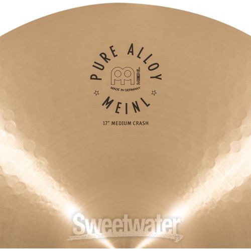  Meinl Cymbals 17-inch Pure Alloy Medium Crash Cymbal