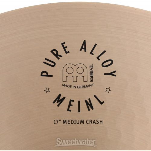  Meinl Cymbals 17-inch Pure Alloy Medium Crash Cymbal
