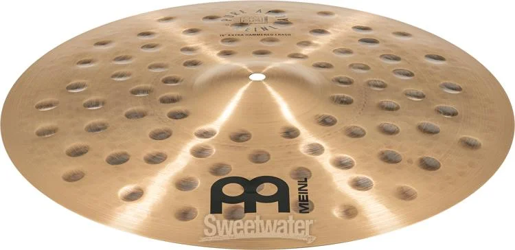  Meinl Cymbals Pure Alloy Crash Cymbal - 16 inch, Extra Hammered