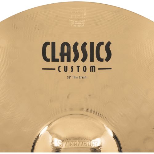  Meinl Cymbals Classics Custom Brilliant Thin Crash - 18-inch