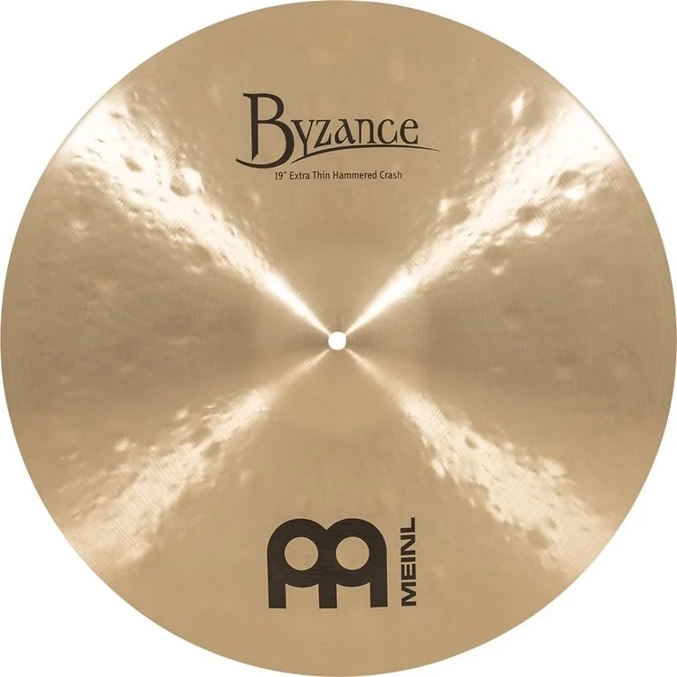  Meinl Cymbals 19 inch Byzance Traditional Extra Thin Hammered Crash Cymbal