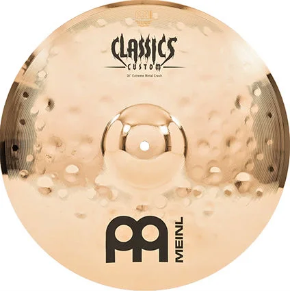  Meinl Cymbals Classics Custom Extreme Metal Brilliant Crash Cymbal - 16 inch