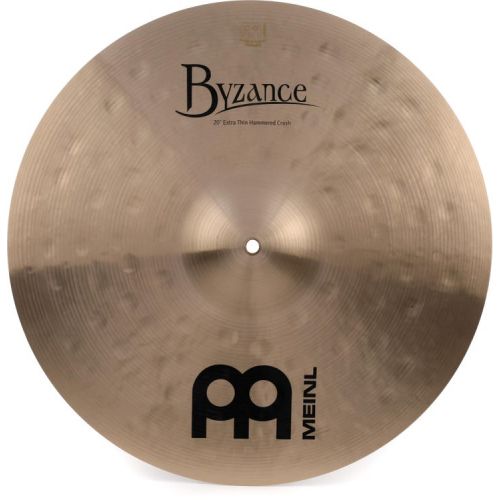  Meinl Cymbals Byzance Mixed Crash Pack - 18 inch Dual and 20 inch, Raw/Brilliant and Extra Thin Hammered Traditional