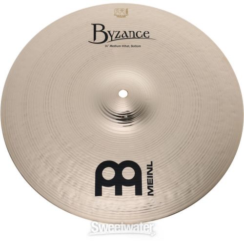  Meinl Cymbals 14 inch Byzance Brilliant Medium Hi-hat Cymbals