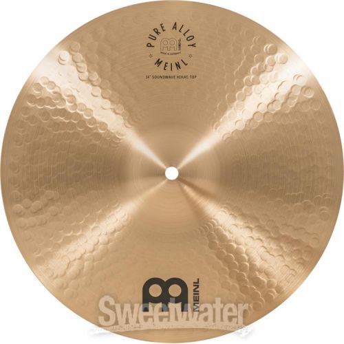  Meinl Cymbals Pure Alloy Soundwave Hi-Hat Pair - 14-inch, Traditional