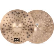 Meinl Cymbals Pure Alloy Hi-hat Cymbals - 15-inch, Extra Hammered