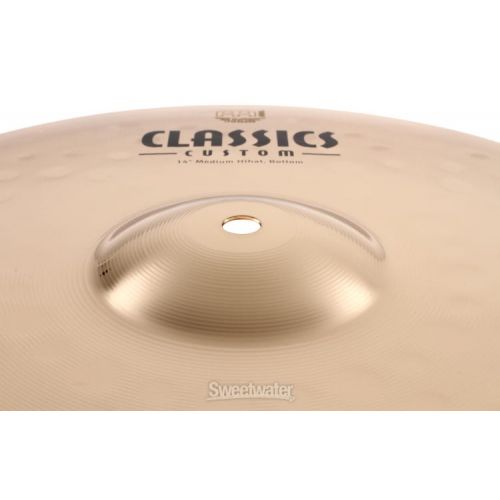  Meinl Cymbals 14 inch Classics Custom Medium Hi-hat Cymbals