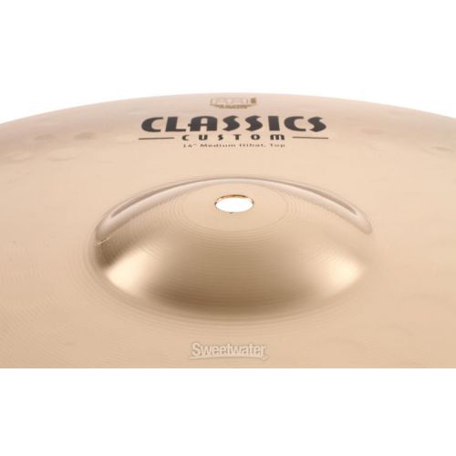  Meinl Cymbals 14 inch Classics Custom Medium Hi-hat Cymbals