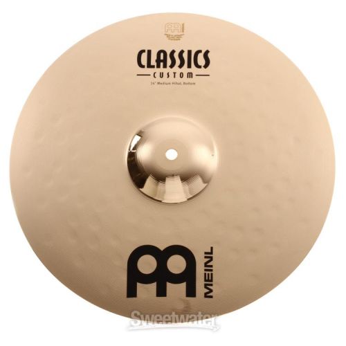  Meinl Cymbals 14 inch Classics Custom Medium Hi-hat Cymbals