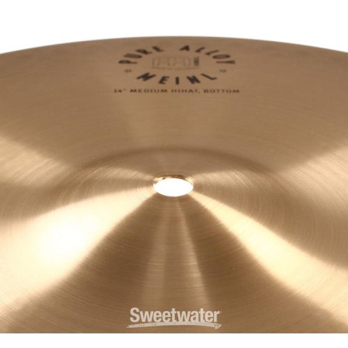  Meinl Cymbals 14 inch Pure Alloy Medium Hi-hat Cymbals