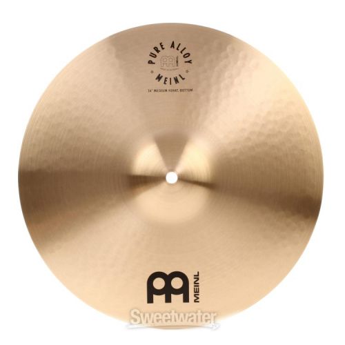  Meinl Cymbals 14 inch Pure Alloy Medium Hi-hat Cymbals