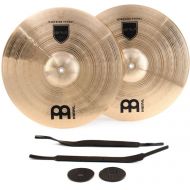 Meinl Cymbals Bronze Student Range Crash Cymbals - 18 inch (1-pair), Traditional