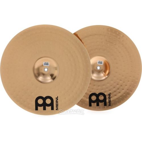  Meinl Cymbals Bronze Student Range Crash Cymbals - 18 inch (1-pair), Traditional