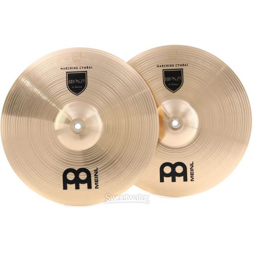  Meinl Cymbals Student Range Bronze Crash Cymbals - 14 inch, Traditional (1 pair)